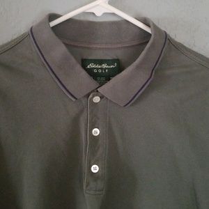 Eddie Bauer Golf Men's sage green polo